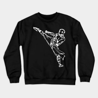 Kung-fu high kick Crewneck Sweatshirt